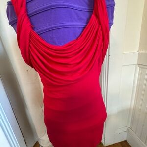 Bailey 44 Elegant Red Draped top